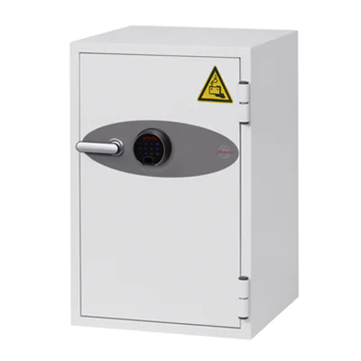 Phoenix Tresor Battery Fighter 38 x 67 x 33 cm (B x H x T) Stahl, lackiert weiß