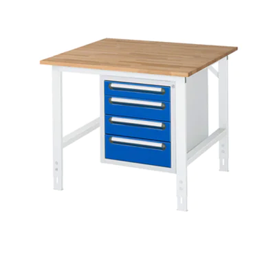 RAU Arbeitstisch Tom 1.000 x 760-1.080 x 1.000 mm (B x H x T)