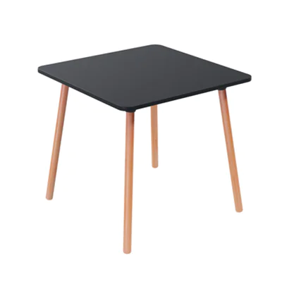 PAPERFLOW PALOMBA Bistrotisch quadratisch MDF-Platte schwarz 80.0 x 80.0 1 St. TRPC80X80.23.01