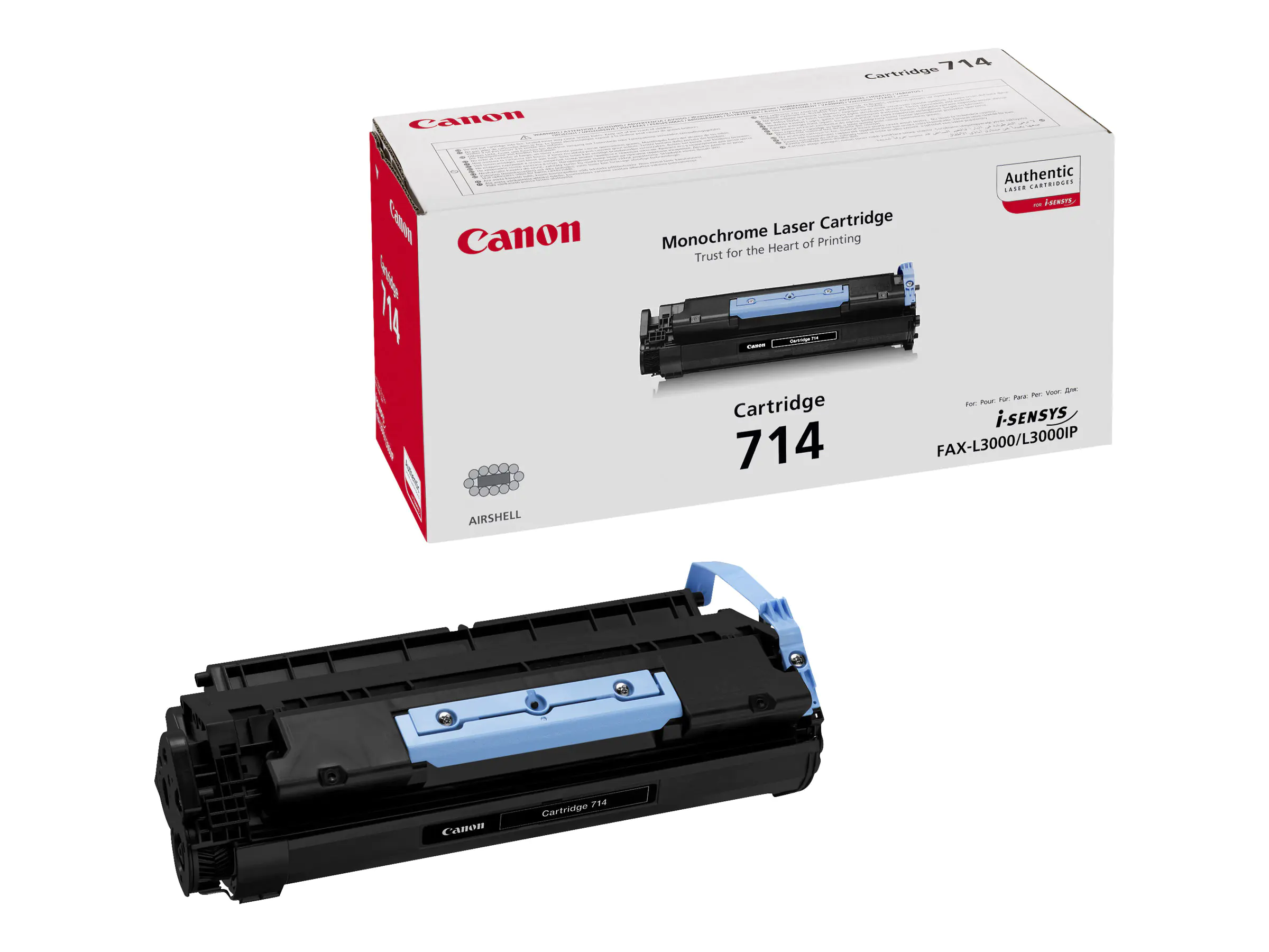 Canon 714 - Schwarz - Original - Tonerpatrone - für i-SENSYS FAX-L3000, FAX-L3000IP
