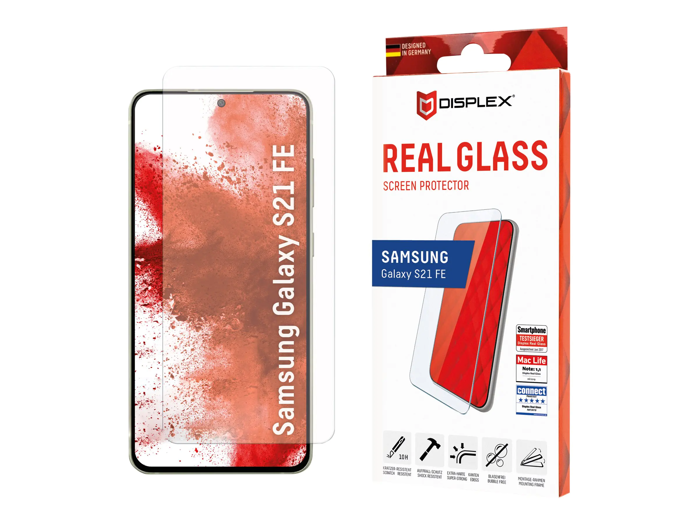 DISPLEX Real Glass - Bildschirmschutz für Handy 01468