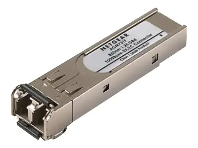 Netgear AGM731F-C - SFP (Mini-GBIC)-Transceiver-Modul - GigE - 1000Base-SX - LC Multi-Mode - bis zu 550 m - 850 nm