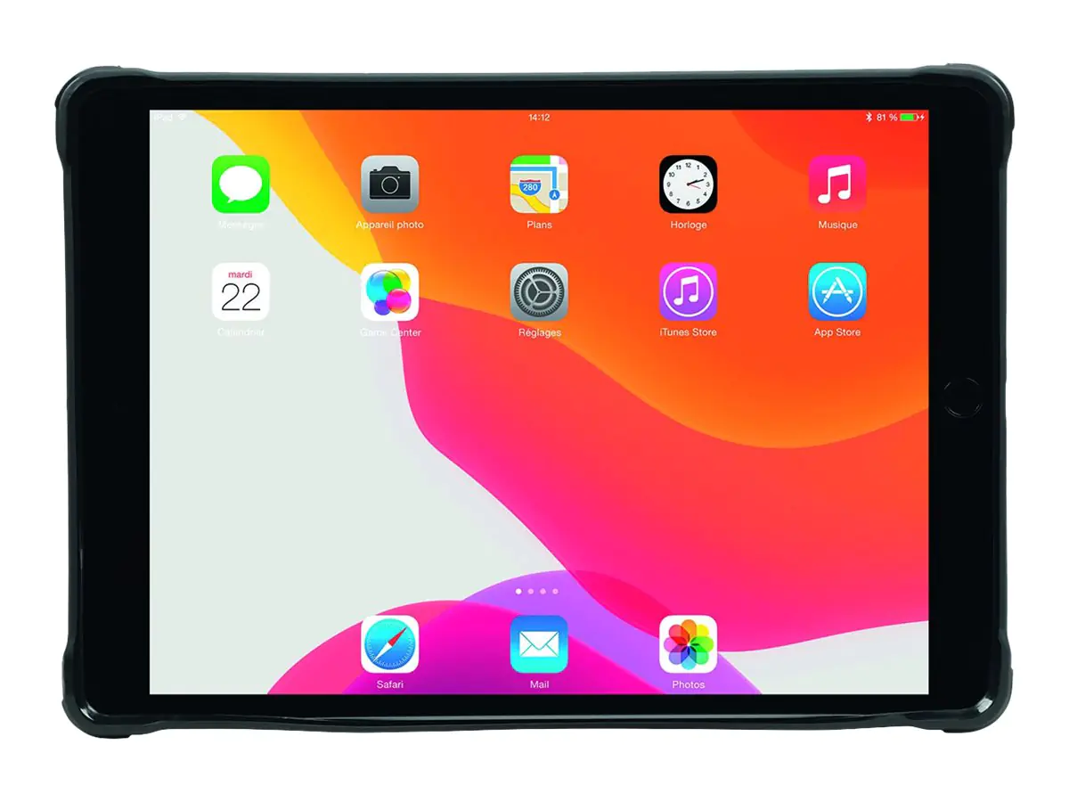 Mobilis Protech Pack - Mantelhülle für Apple iPad 2019 (10.2") - Schwarz - 053002