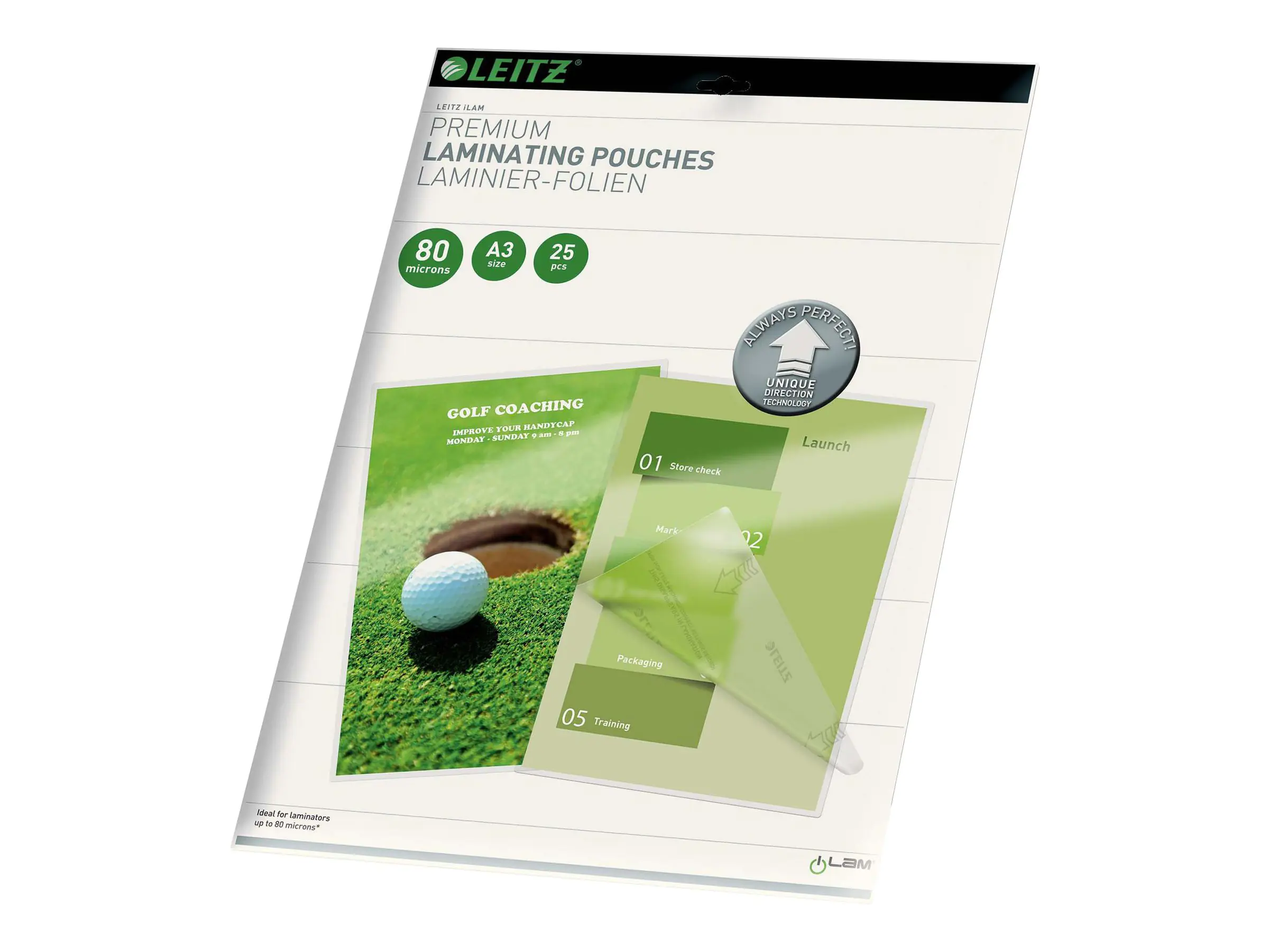 Esselte Leitz Glänzend, kristallklar - A3 (297 x 420 7486-00-00