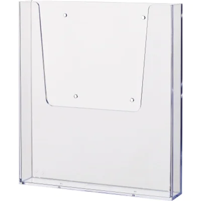 Helit Wandprospekthalter transparent DIN A4 - Bürokleinmaterial H2350202