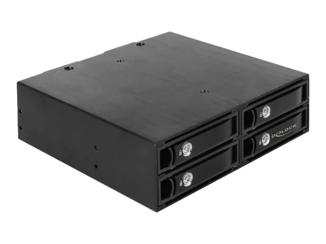 Delock - Mobiles Speicher-Rack - 2.5" (6.4 cm) - Schwarz