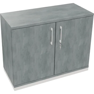 Flügeltürenschrank 2OH B1000xT442xH781 ws/Beton Flügeltürenschrank 2OH B1000xT442xH781 ws/Beton