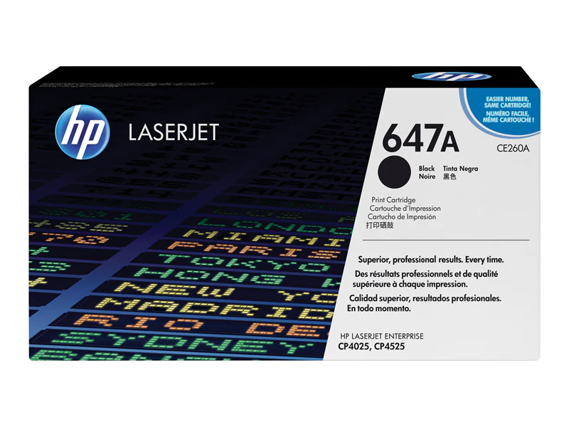 HP Color LaserJet 647A - Tonereinheit Original - Schwarz - 8.500 Seiten CE260A