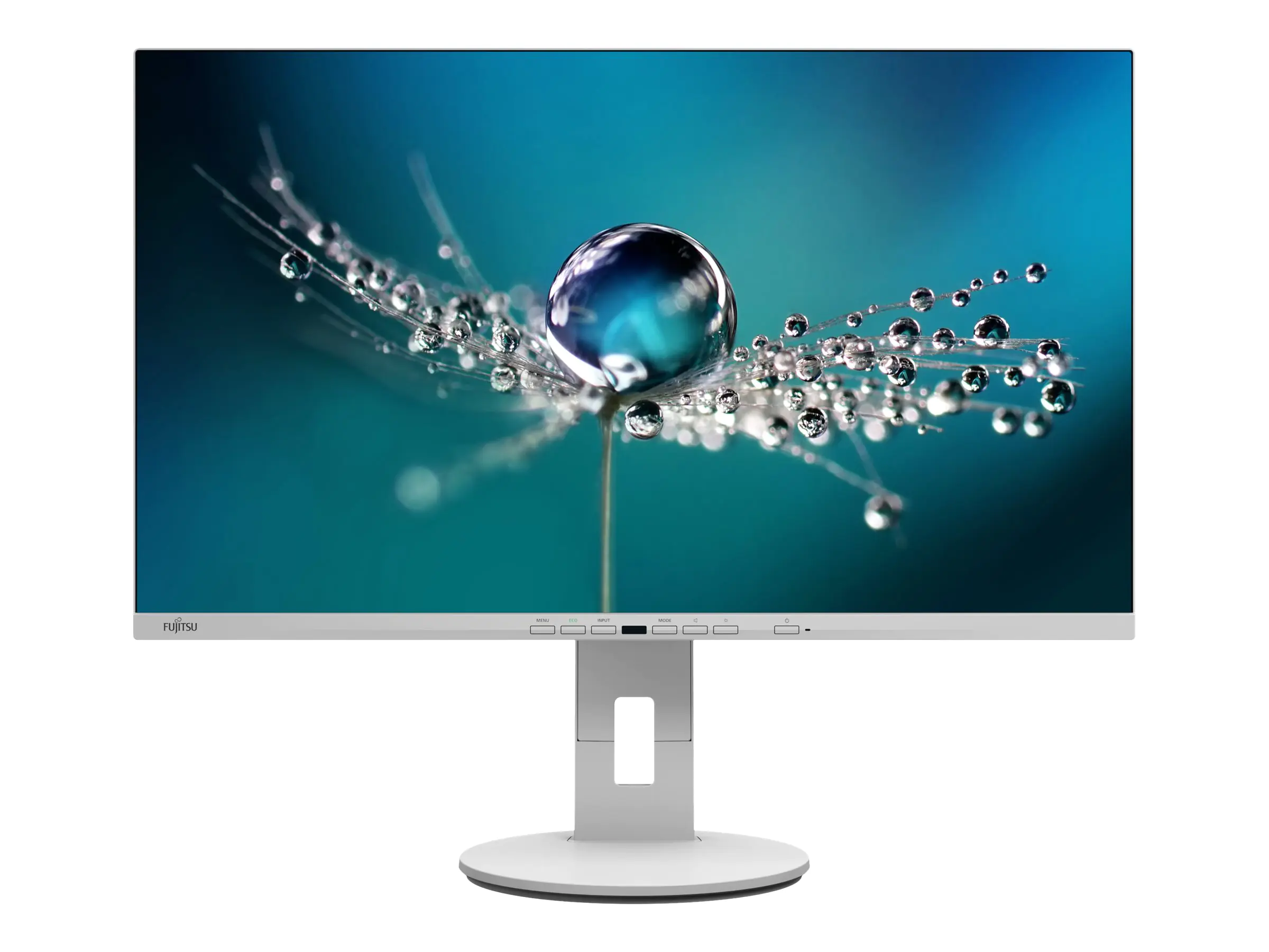 Fujitsu B2711 TE QHD - LED-Monitor - 68.5 cm (27") - 2560 x 1440 QHD - IPS - 350 cd/m² - 1000:1 - 5 ms - HDMI, DVI, DisplayPort - Lautsprecher - Marble Gray