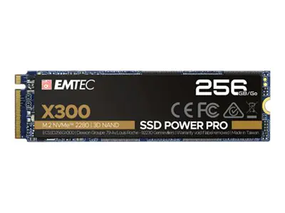 EMTEC Power Pro X300 - SSD - 256 GB - intern - M.2 2280 - PCIe 3.0 x4 (NVMe) ECSSD256GX300