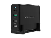 Conceptronic Ladegerät 4Port 65W USB-C PD Desktop 1.3A sw