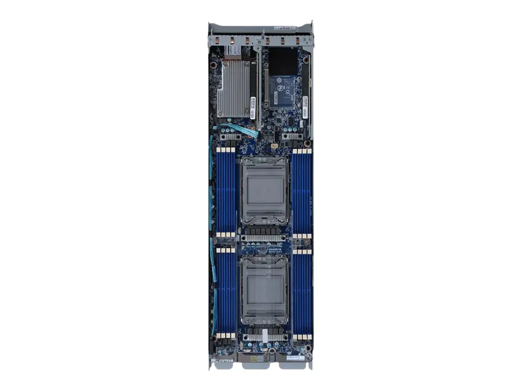 Gigabyte H262-NO0 (rev. 100) - 4 Knoten - Cluster - Rack-Montage - 2U - zweiweg - keine CPU - RAM 0 GB - keine HDD - AST2600 - 10 GigE - kein Betriebssystem - Monitor: keiner