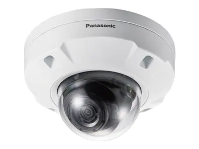 Panasonic i-Pro WV-U2542LA - Netzwerk-Überwachungskamera - Kuppel - Außenbereich - staubdicht / wasserdicht / stoßfest / korrosionsbeständig - Farbe (Tag&Nacht) - 5 MP - 2688 x 1520 - motorbetrieben - LAN 10/100 - H.264, H.265 - PoE Class 0