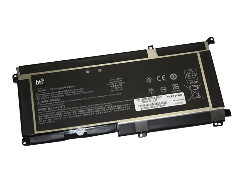 BTI - Laptop-Batterie - Lithium-Polymer - 4 Zellen - 4156 mAh - 64 Wh - für HP EliteBook 1050 G1 Notebook; ZBook Studio x360 G5 Mobile Workstation