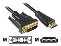 Sharkoon - Adapterkabel - Single Link - HDMI männlich zu DVI-D männlich - 5 m