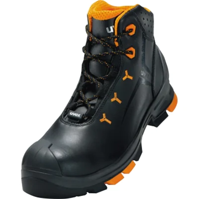 uvex Sicherheitsstiefel uvex 2 45 knöchelhoch Leder schwarz/orange uvex Sicherheitsstiefel uvex 2 45 knöchelhoch Leder schwarz/orange