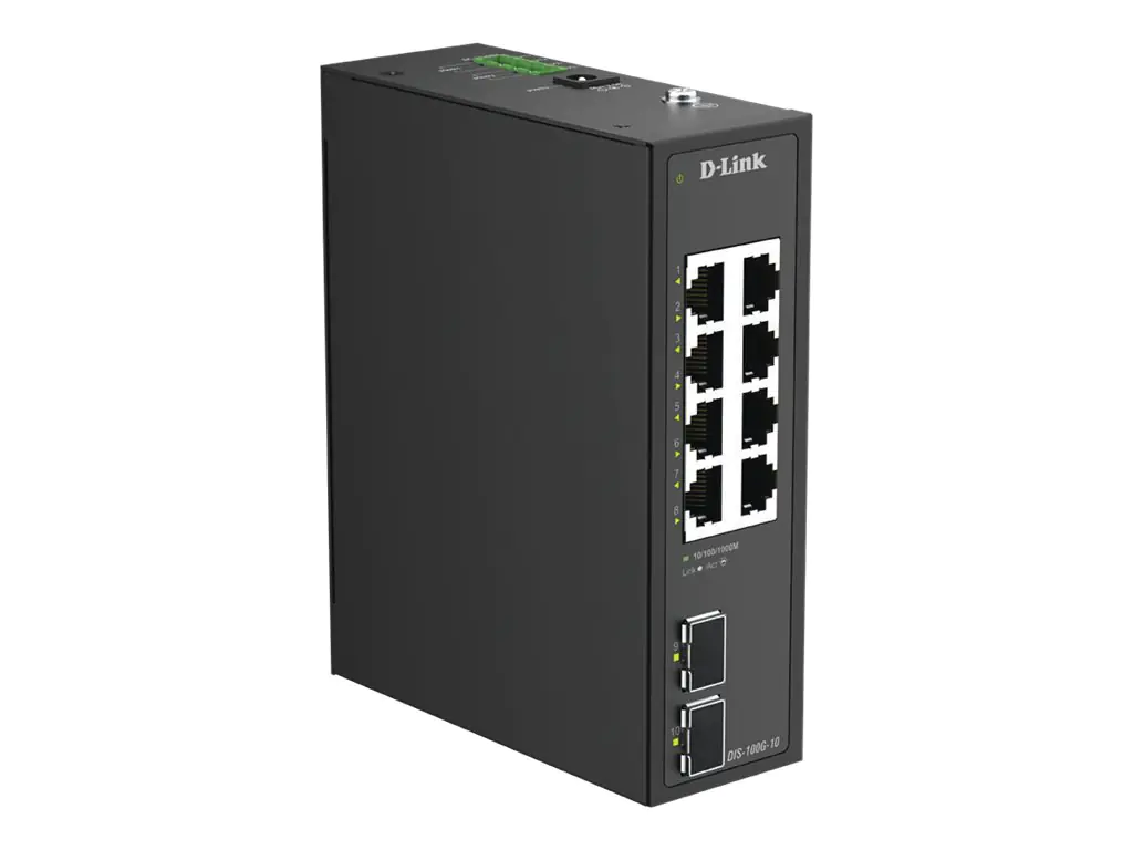 D-Link DIS 100G-10 - Switch - unmanaged - 8 x DIS-100G-10