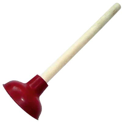 Saugglocke Holz/Gummi rot Saugglocke Holz/Gummi rot