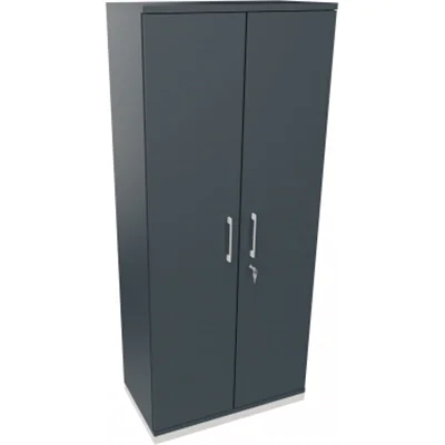 Flügeltürenschrank 5OH B800xT442xH1869 ws/Lavagrau Flügeltürenschrank 5OH B800xT442xH1869 ws/Lavagrau
