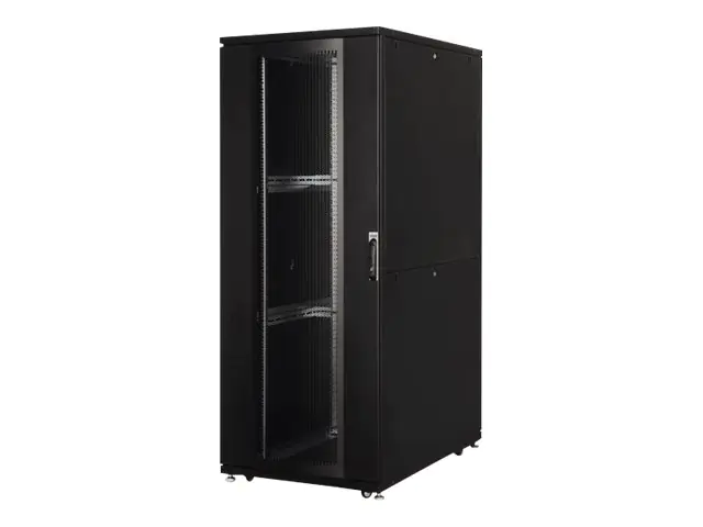Digitus Professional Unique DN-19 SRV-42U-8/12B - Schrank Netzwerkschrank - Schwarz, RAL 9005 - 42HE - 48.3 cm (19")