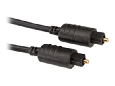 Secomp VALUE - Digitales Audio-Kabel (optisch) - TOSLINK männlich zu TOSLINK männlich - 10 m - Glasfaser - Schwarz