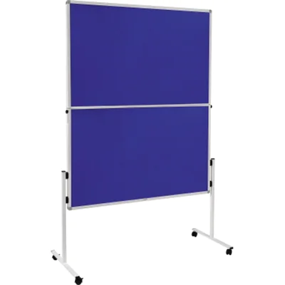 Legamaster Moderationswand 7-209400 120x150cm klappbar Filz blau