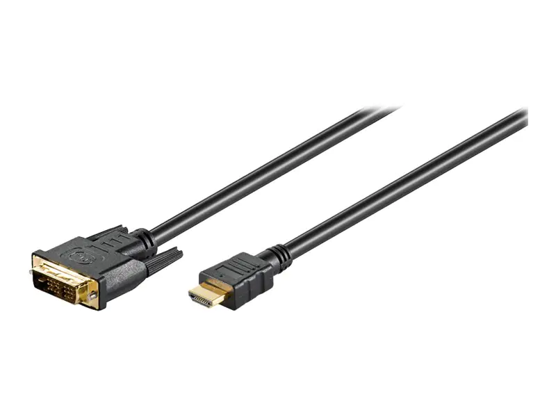goobay - Adapterkabel - DVI-D Stecker zu HDMI Stecker - 3 m