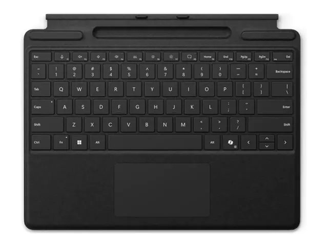 Microsoft Surface Pro Keyboard - Tastatur - mit Trackpad, Beschleunigungsmesser, Surface Slim Pen