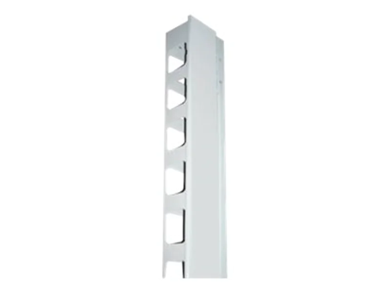Intellinet 19" Wall Mount Rails, 6U, Black, 2-pack - Kabelführungsplatte für Schaltschrank - Grau, RAL 7035 - 36U - 48.3 cm (19") 712439