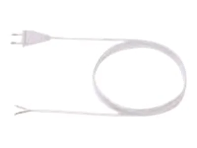 Bachmann - Stromkabel - Eurostecker (M) zu ohne Stecker - 3 m - flach - weiß Bachmann - Stromkabel - Eurostecker (M) zu ohne Stecker - 3 m - flach - weiß