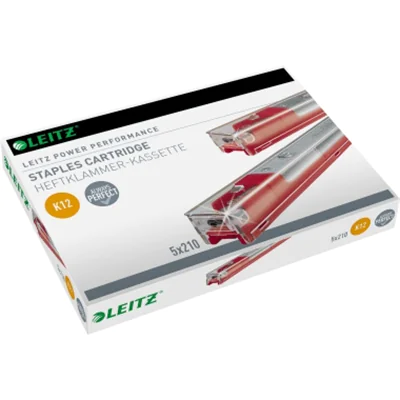 Leitz Heftklammerkassette K12 55940000 verzinkt 5x210 St./Pack. Leitz Heftklammerkassette K12 55940000 verzinkt 5x210 St./Pack.