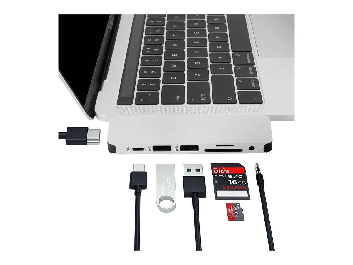 HyperDrive Solo 7-in-1 Hub - Dockingstation - USB-C - HDMI