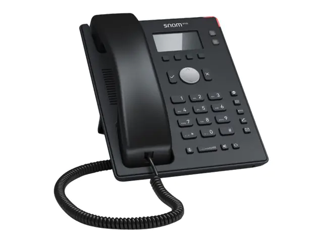 Snom D120, IP-Telefon, Schwarz, Kabelgebundenes Mobilteil, Tisch/Wand, Im Band, Außerhalb des Bandes, SIP-Info, 2 Zeilen 4361