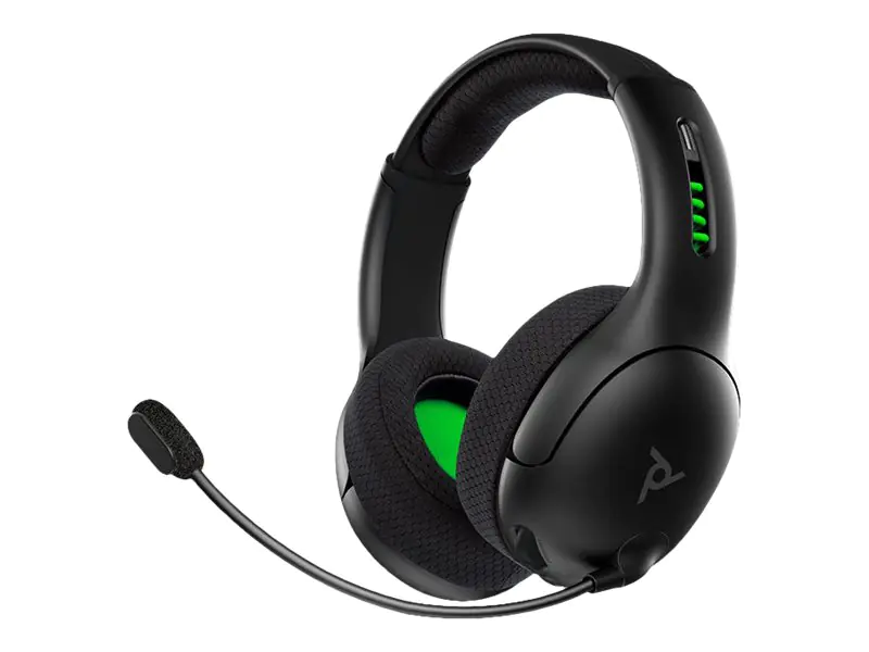 PDP Gaming LVL50 - Headset - ohrumschließend - 2,4 GHz - kabellos - Schwarz