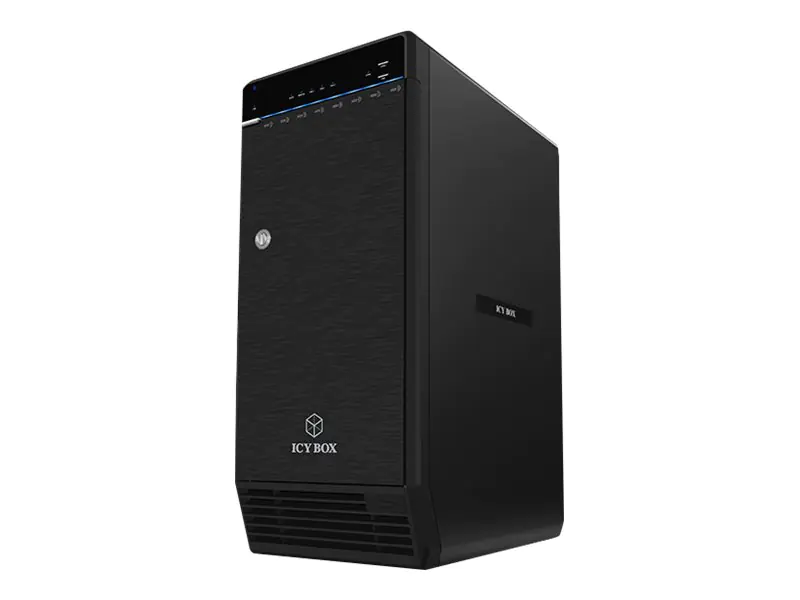 ICY BOX IB-3780-C31 - Festplatten-Array - 8 Schächte (SATA-600) - USB 3.1 Gen 2 (extern)