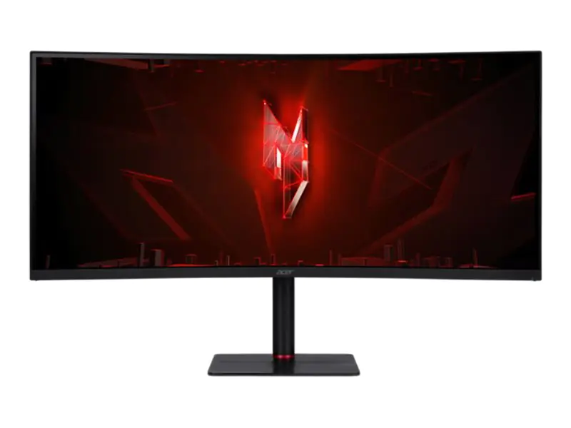 Acer Nitro XV345CUR V3bmiphuzx - XV5 Series - LED-Monitor - Gaming - gebogen - 86.4 cm (34") - 3440 x 1440 UWQHD @ 180 Hz - VA - 300 cd/m² - 4000:1 - HDR10 - 0.5 ms - HDMI, DisplayPort, USB-C - Lautsprecher - Schwarz