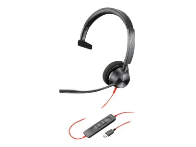 Poly Blackwire 3310 - Microsoft Teams - 3300 214011-01