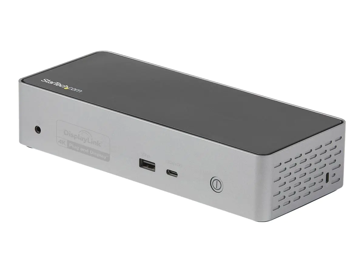 StarTech USB-C Dock, 4K 60Hz Quad Monitor DisplayPort & HDMI, Universal USB C Docking Station with 100W Power Delivery Charging, USB Hub w/ 1x USB Type-C & 3x USB-A, Ethernet, Audio - Thunderbolt 3 Compatible (DK31C4DPPDUE) - Dockingstation - USB-C 3.2 Ge