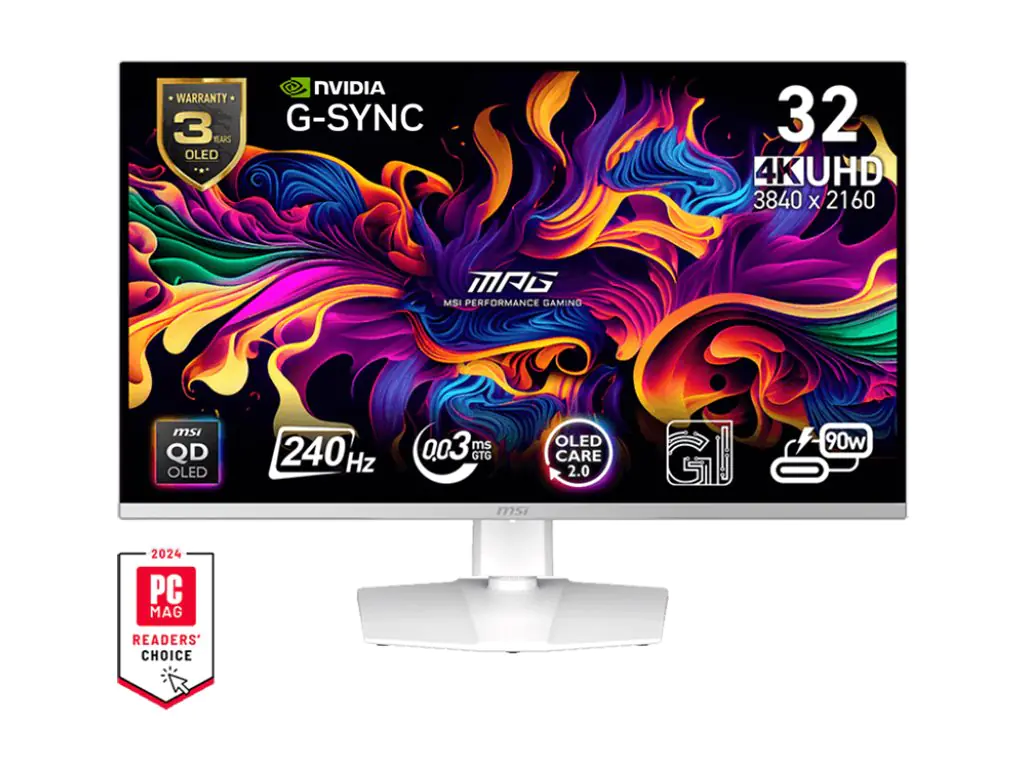 MSI MPG 321URXW QD-OLED - OLED-Monitor - Gaming - 81.3 cm (32")