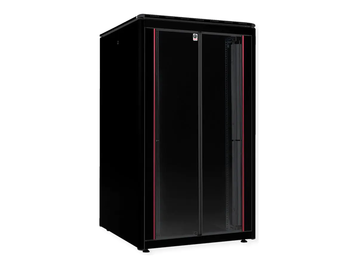 ROTRONIC-SECOMP Roline Pro - Schrank Netzwerkschrank - mit Glastür, 800 x 800 mm (B x T