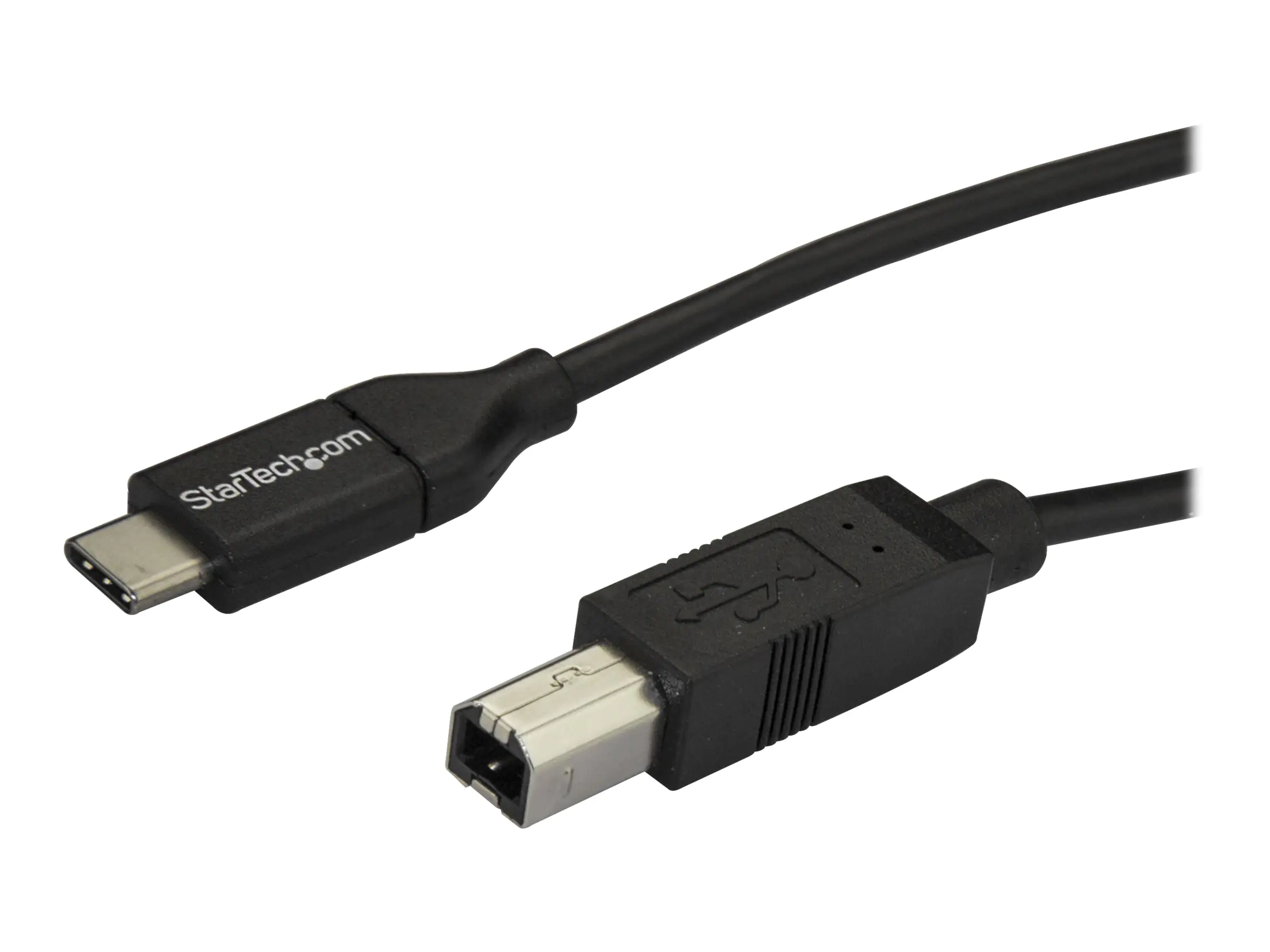 StarTech 2m 6ft USB C to USB B Cable - USB 2.0 - USB Type C Printer Cable M/M - USB 2.0 Type-C to Type-B Cable (USB2CB2M) - USB-Kabel - USB-C (M) bis USB Typ B (M) - Thunderbolt 3 / USB 2.0 - 2 m - Schwarz