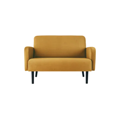 PAPERFLOW Sofa LISBOA 2Sitzer Stoff sw/sa LC2PT.01.20