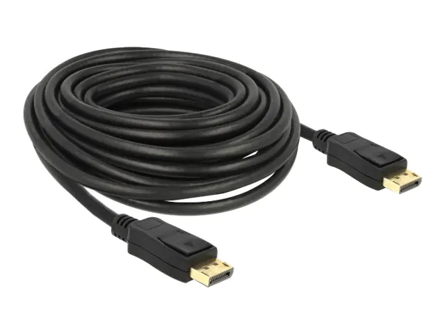 Delock - Videokabel - DisplayPort (M) zu DisplayPort (M) - DisplayPort 1.2 - 10 m - Schwarz