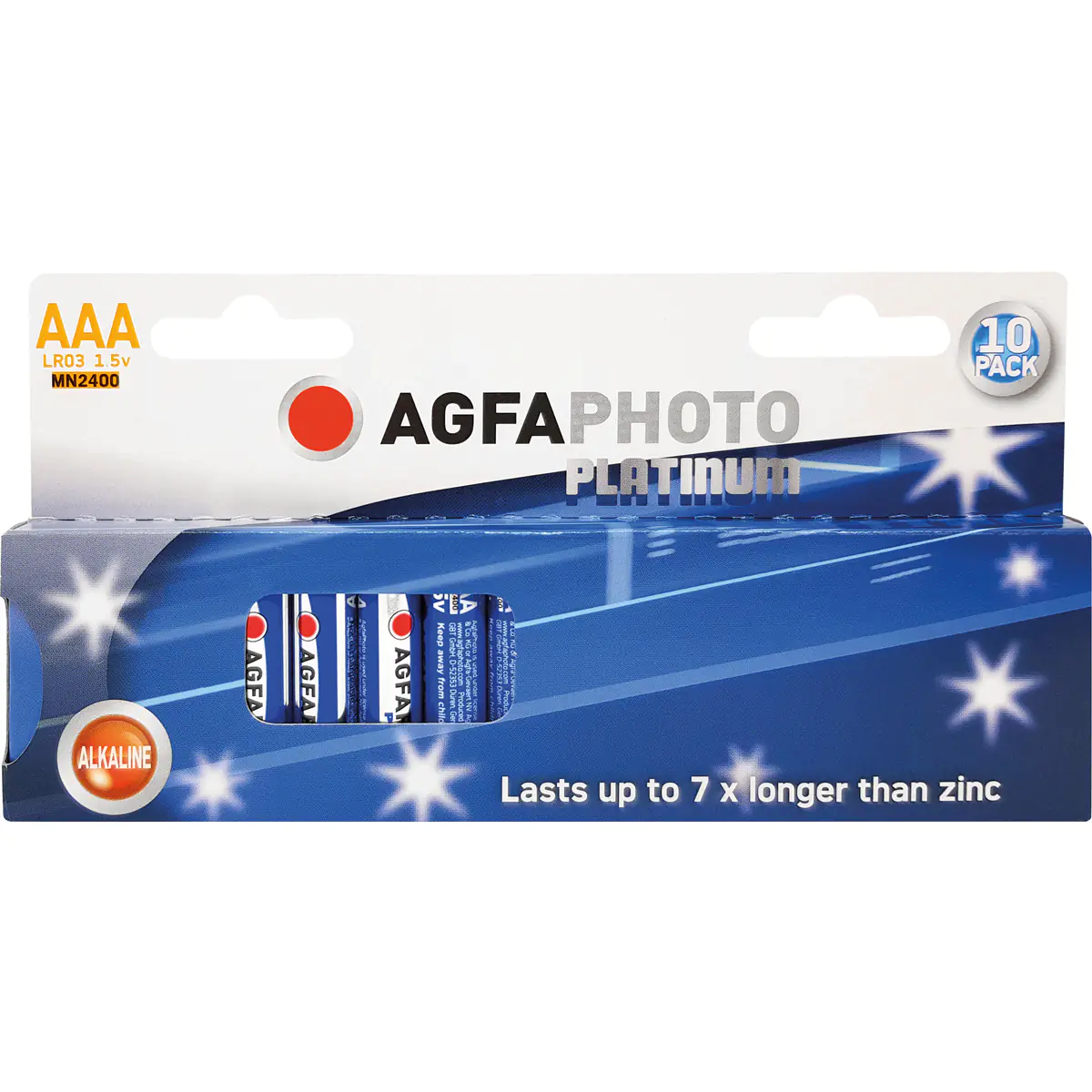 AgfaPhoto Batterie 10 x AAA Alkalisch 110-803968 AgfaPhoto Batterie 10 x AAA Alkalisch 110-803968