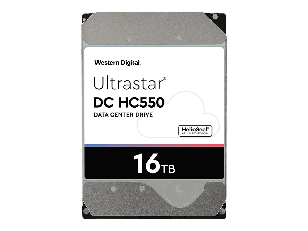 WD Ultrastar DC HC550 WUH721816AL5204 - Festplatte - 16 TB - intern - 3.5" (8.9 cm) - SAS 12Gb/s - 7200 rpm - Puffer: 512 MB