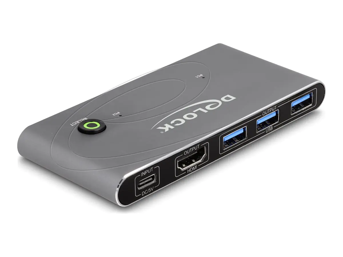 Delock KVM-/Audio-/USB-Switch - HDMI 8K60 18647