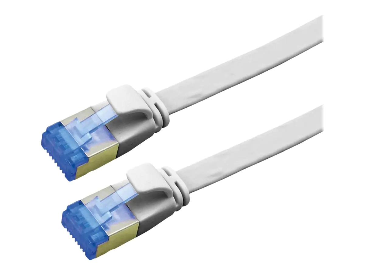 VALUE - Patch-Kabel - RJ-45 (M) zu RJ-45 (M) - 2 m - Foiled Unshielded Twisted Pair (F/UTP) - CAT 6a - geformt, ohne Haken, verseilt, flach - Grau