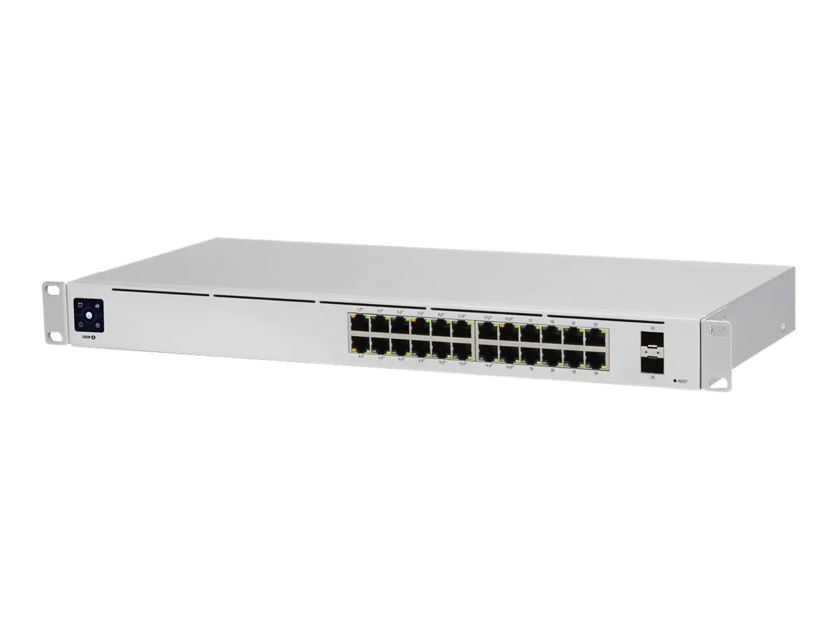 UbiQuiti UniFi Switch USW-24-POE - Switch - managed - 24 x 10/100/1000 (16 PoE+) + 2 x Gigabit SFP - an Rack montierbar, Desktop - PoE++ (95 W) UbiQuiti UniFi Switch USW-24-POE - Switch - managed - 24 x 10/100/1000 (16 PoE+) + 2 x Gigabit SFP - an Rack montierbar, Desktop - PoE++ (95 W)