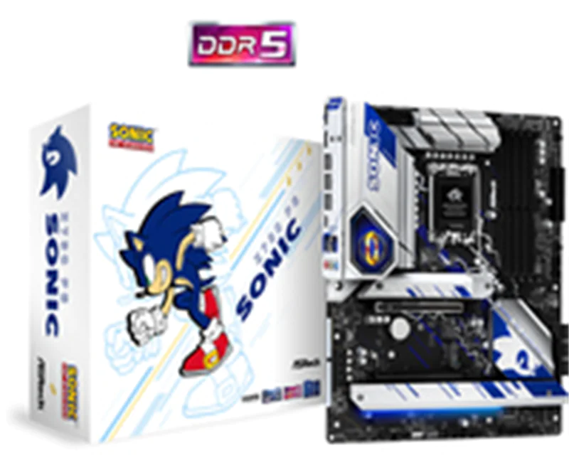 ASRock Z790 PG SONIC - Motherboard - ATX - LGA1700-Sockel - Z790 Chipsatz - USB 3.2 Gen 1, USB 3.2 Gen 2, USB-C 3.2 Gen 2x2, USB-C 3.2 Gen 1 - 2.5 Gigabit LAN - Onboard-Grafik (CPU erforderlich) - High Definition Audio (7.1-Channel)