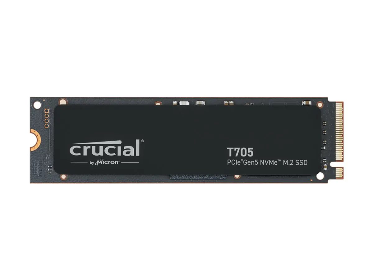 Crucial T705 - SSD - verschlüsselt - 4 TB - intern - M.2 2280 - PCI Express 5.0 (NVMe)